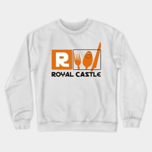 Royal Castle Hamburger Restaurant Retro Crewneck Sweatshirt